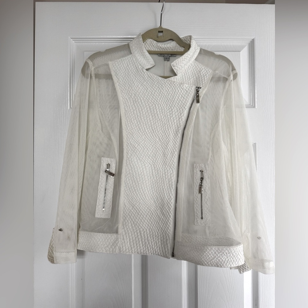Alberto Makali white Blazer size Large